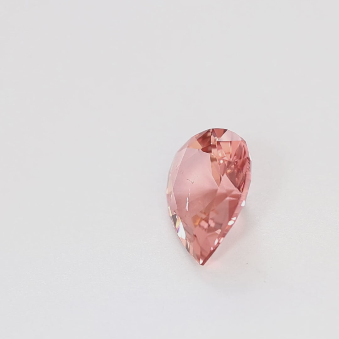 TL0120 2.80ct peach pink-orange eden pear tourmaline