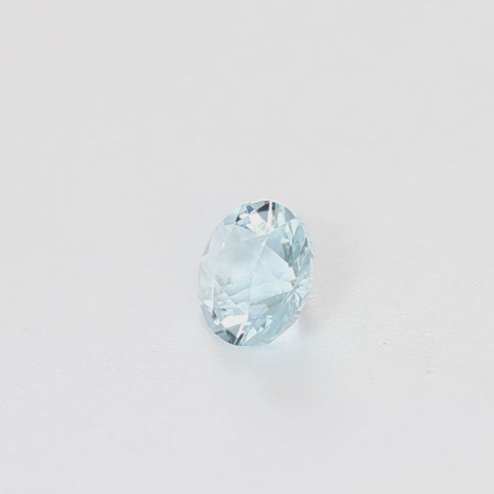 AQ0101 0.70ct stormlight round aquamarine