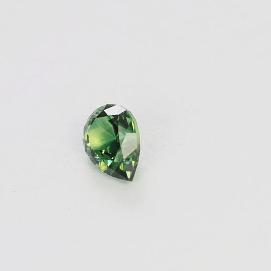 AU0146 1.77ct green eden pear australian sapphire