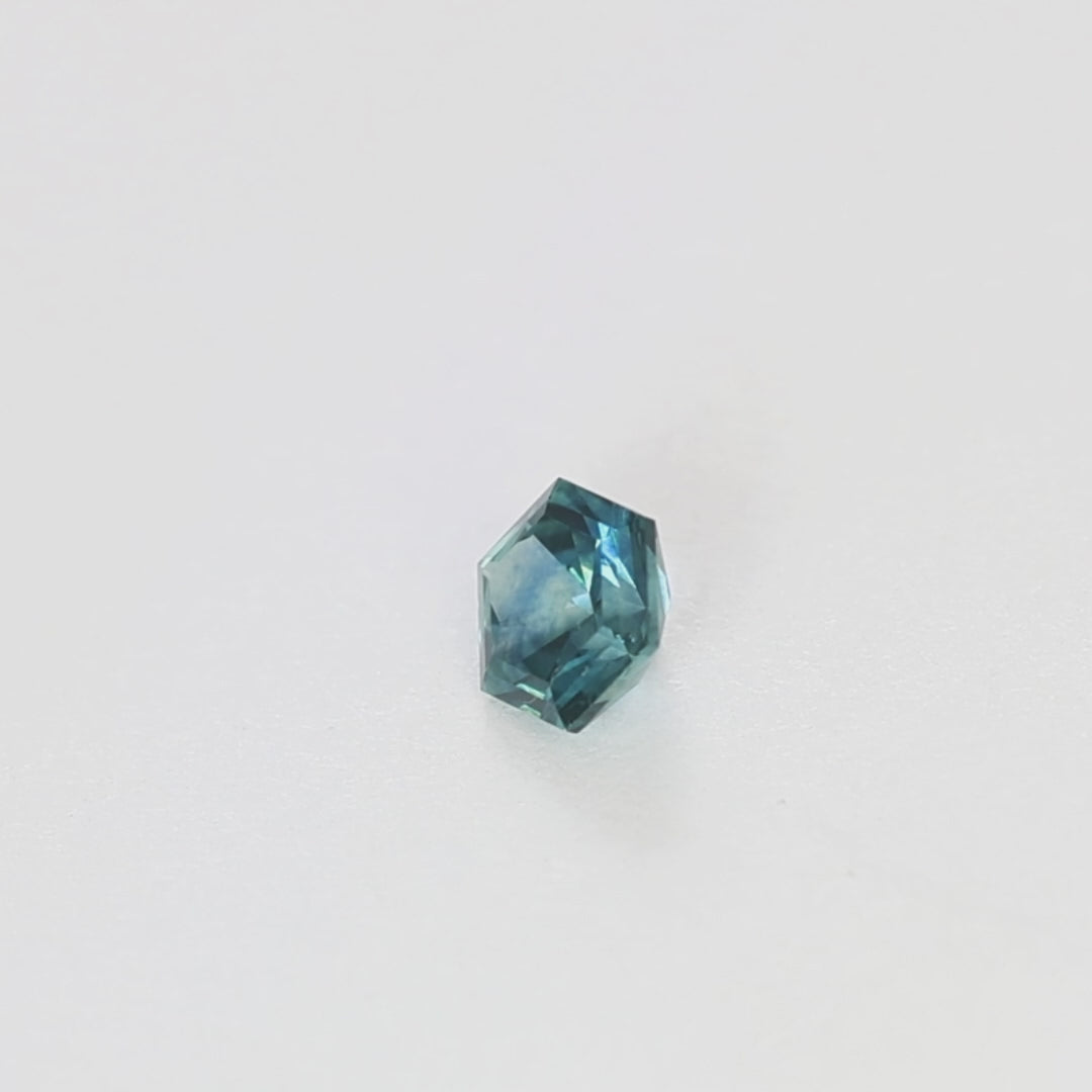 MS0211 0.60ct mixed hex medium blue montana sapphire
