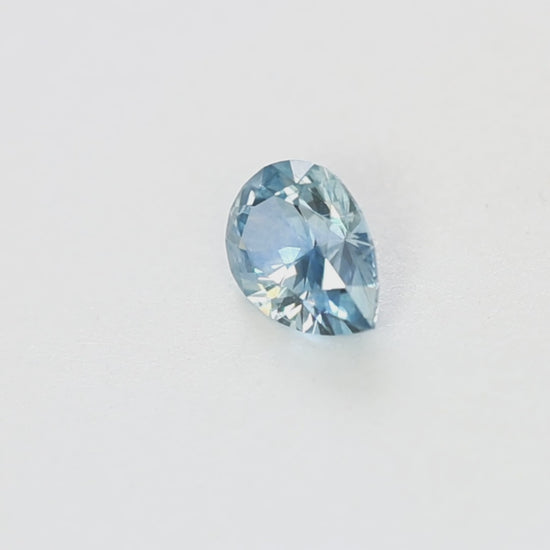 PSH0505 0.89ct light blue pear montana sapphire