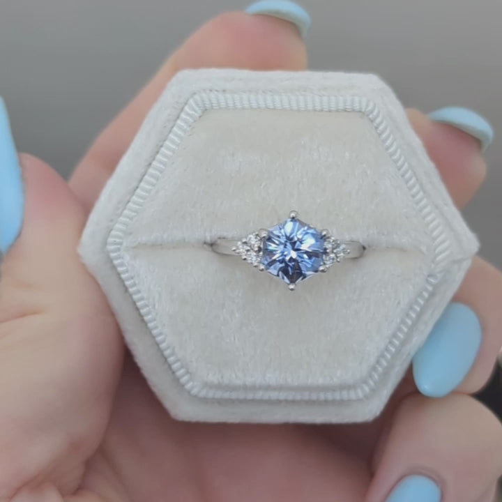 eloise floral inspired engagement ring