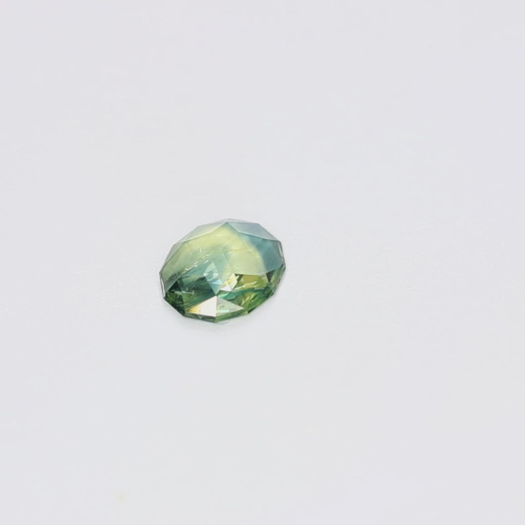 AU0120 0.64ct blue-yellow rose cut australian sapphire