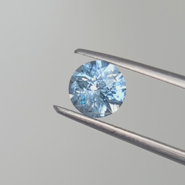 MS0188 1.03ct light blue stormlight round montana sapphire