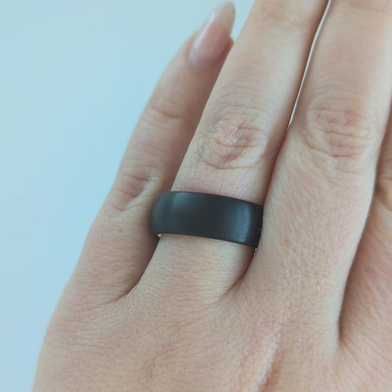 tungsten and gold wedding band