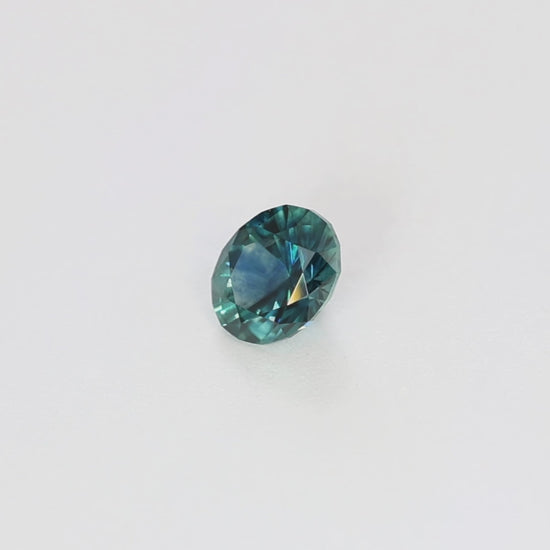 MS0246 1.25ct dark blue-green oval montana sapphire