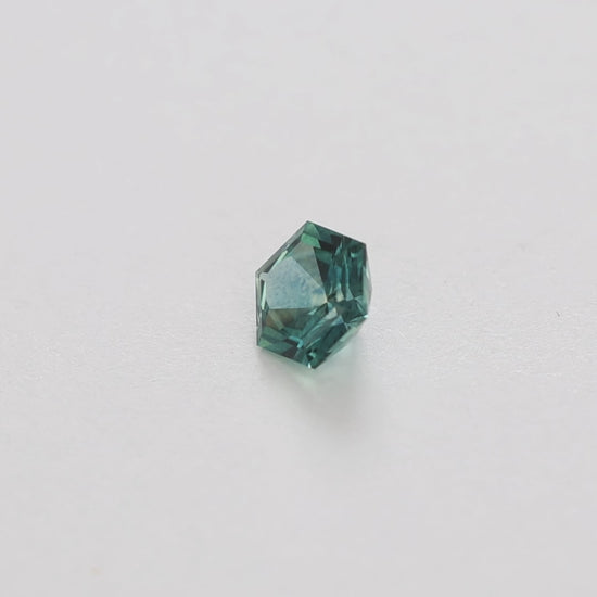 MS0237 1.35ct blue mixed hex cut montana sapphire