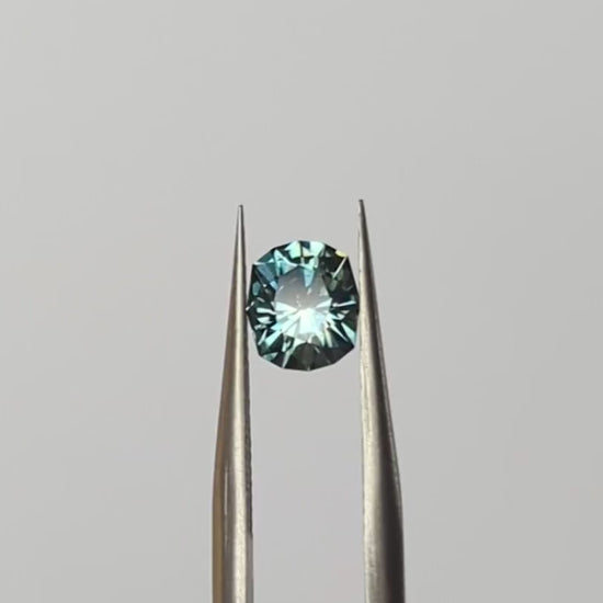 PSH0516 1.20ct blue-green elongated cushion montana sapphire
