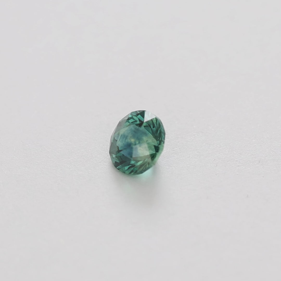 MS0233 1.33ct blue stormlight round montana sapphire
