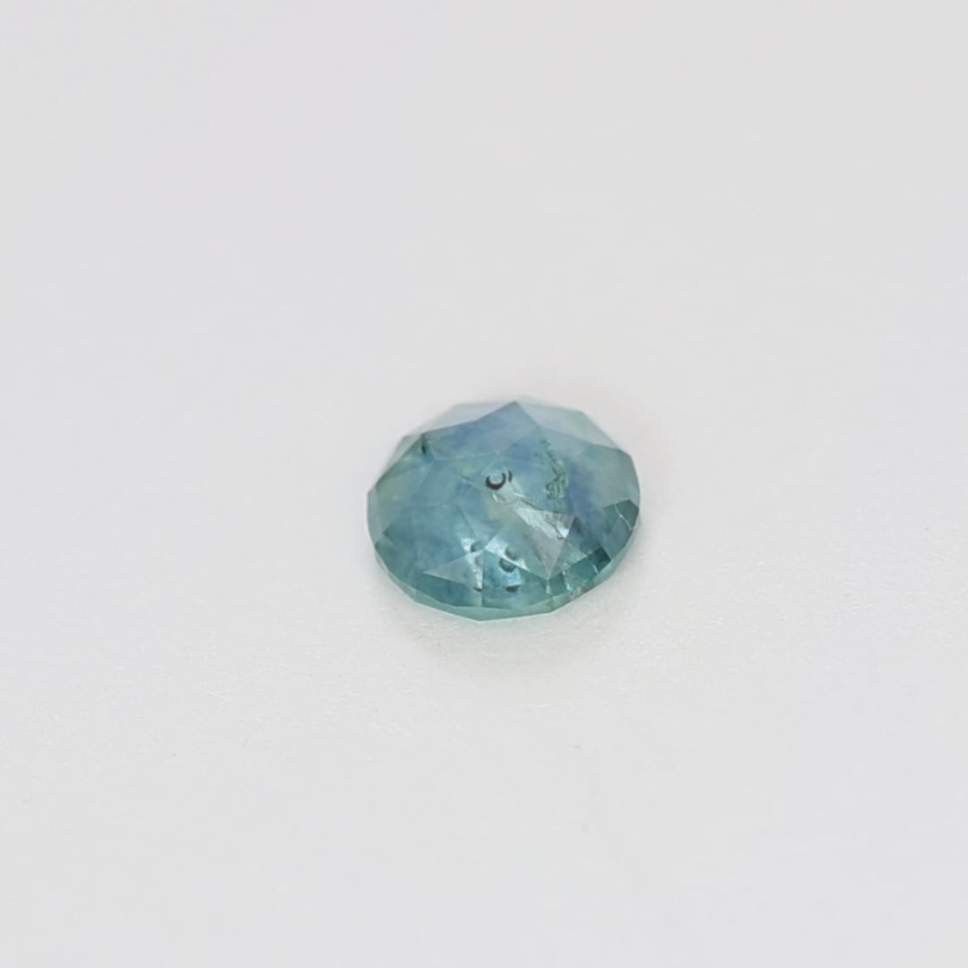 MS0247 1.08ct blue round rose cut montana sapphire