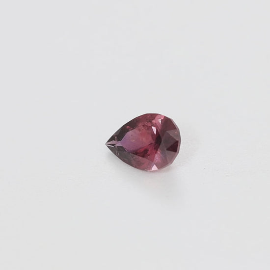 AF0104 1.20ct eden pear purple-red african sapphire