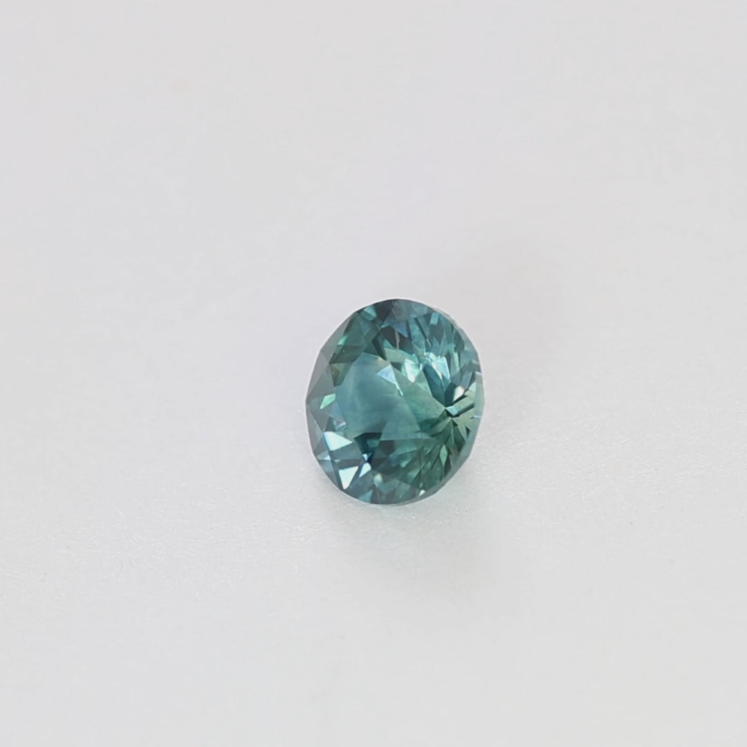 MS0213 1.23ct stormlight round medium blue montana sapphire