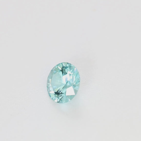 ZR0114 1.42ct round brilliant blue zircon