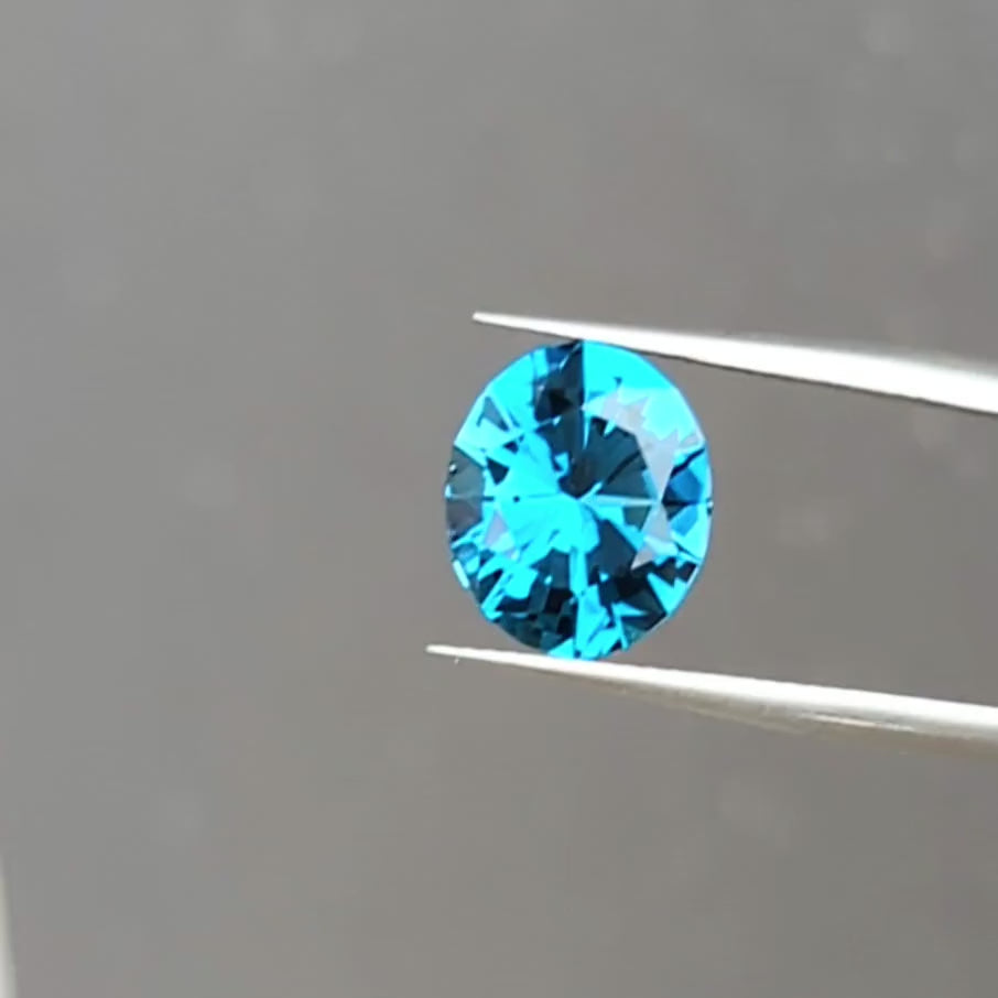 TZ0100 dark swiss blue zircon