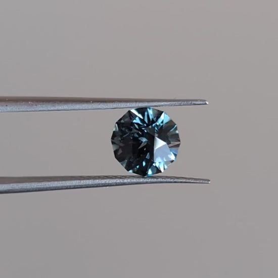 ms0144 blue-green montana sapphire round