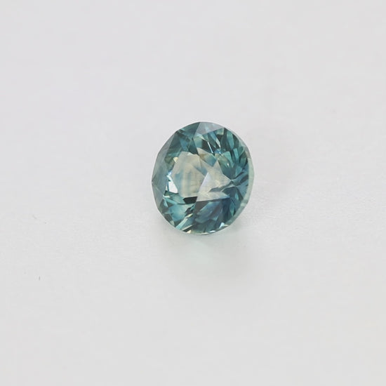MS0162 1.84ct bi-color blue white stormlight round montana sapphire