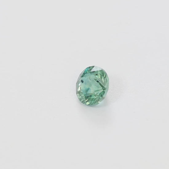 MS0146 0.97ct light blue-green round montana sapphire