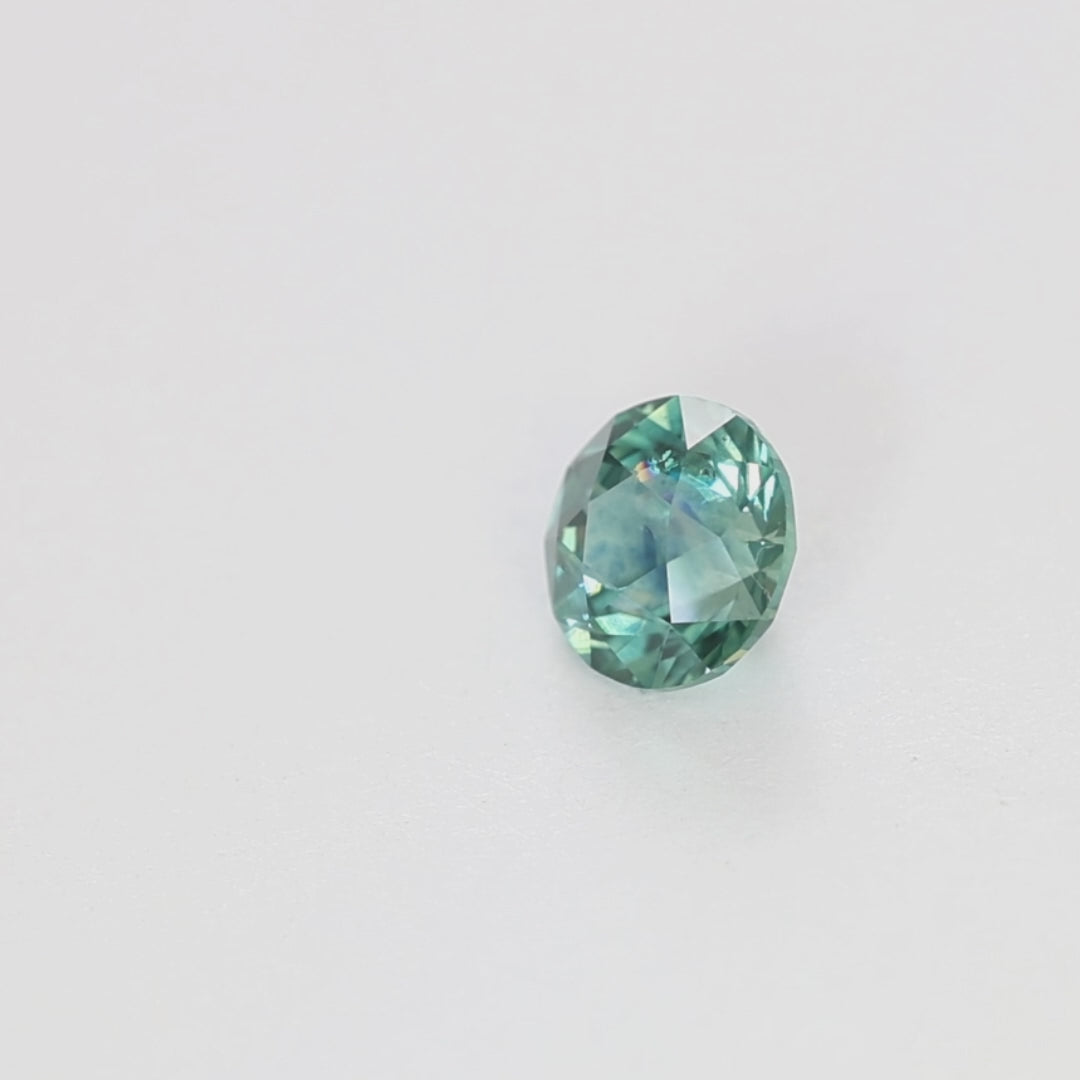 MS0206 1.47ct stormlight round medium blue montana sapphire