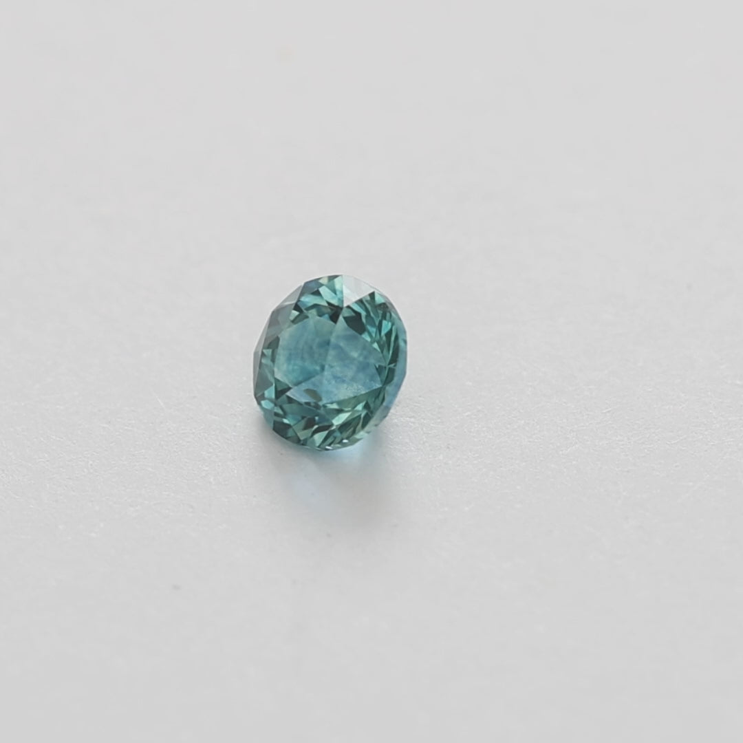 MS0198 1.26ct medium blue stormlight round montana sapphire