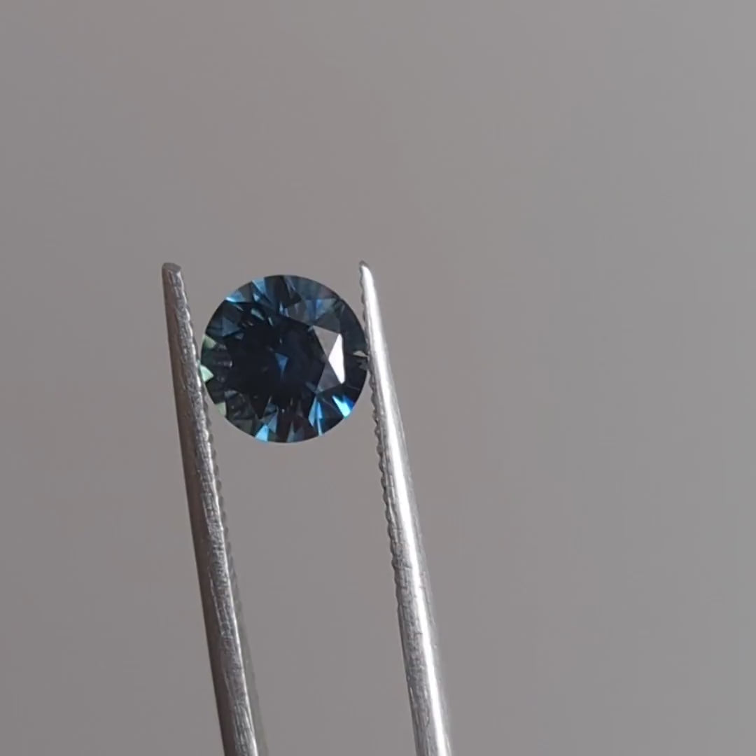 PSH0501 denim blue montana sapphire round brilliant