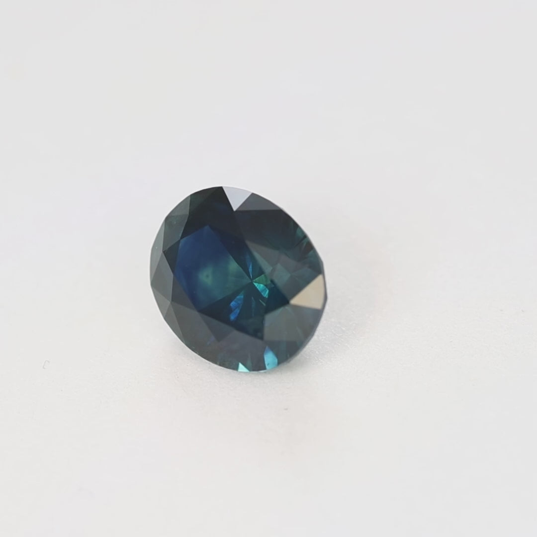 PSH0705 2.36ct blue-green oval montana sapphire