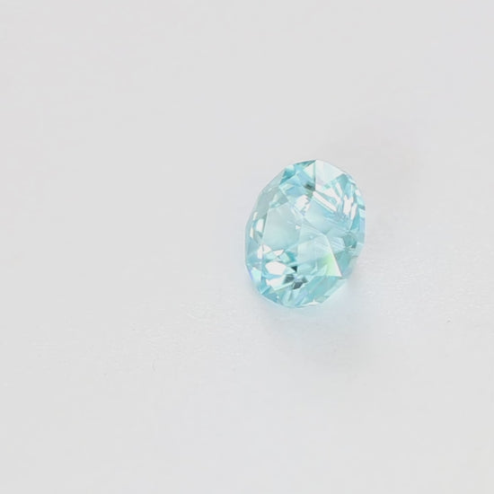 ZR0108 1.60ct stormlight round blue zircon