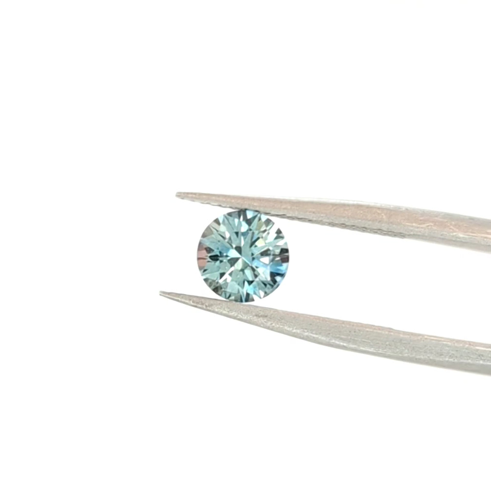 PSH0220 1.03ct light blue round brilliant montana sapphire
