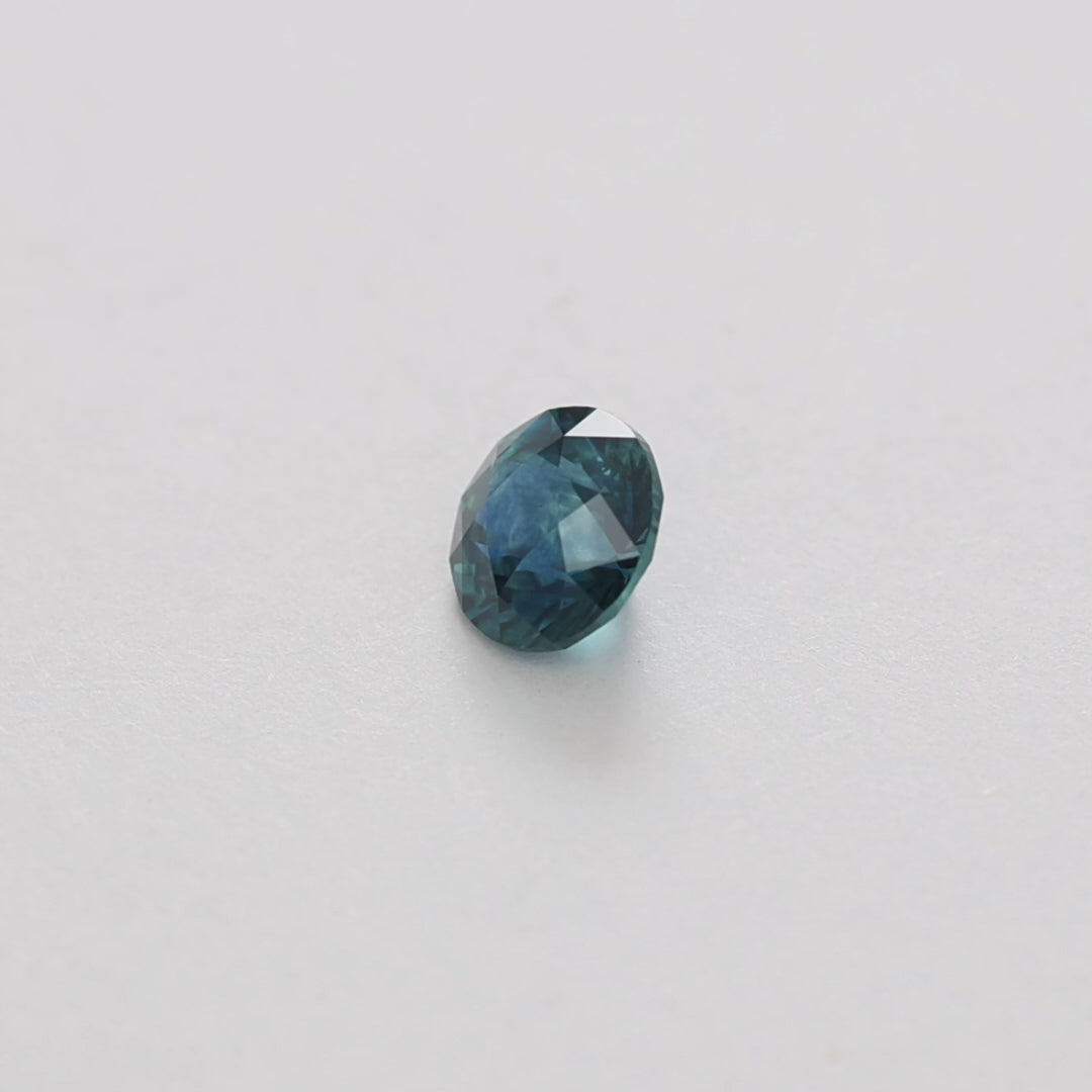 MS0250 1.48ct dark blue stormlight round montana sapphire