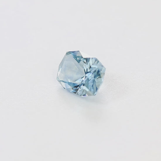 PSH0589 0.97ct light blue elongated cushion montana sapphire