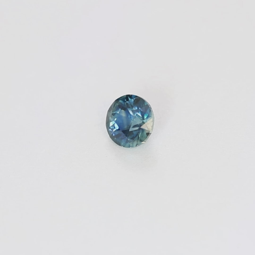 MS0243 0.50ct blue round montana sapphire