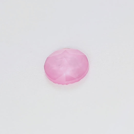 SP0110 1.00ct round rose cut pink spinel