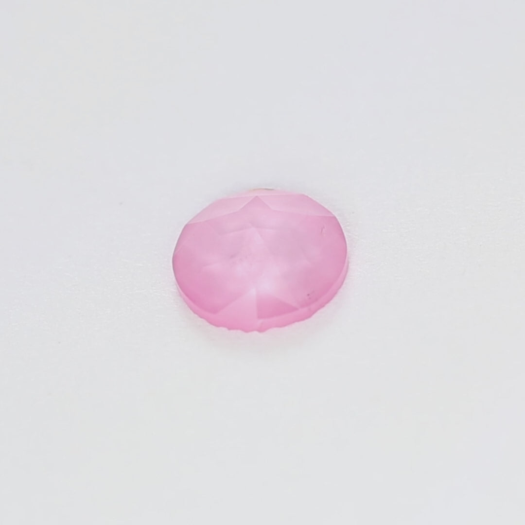 SP0110 1.00ct round rose cut pink spinel