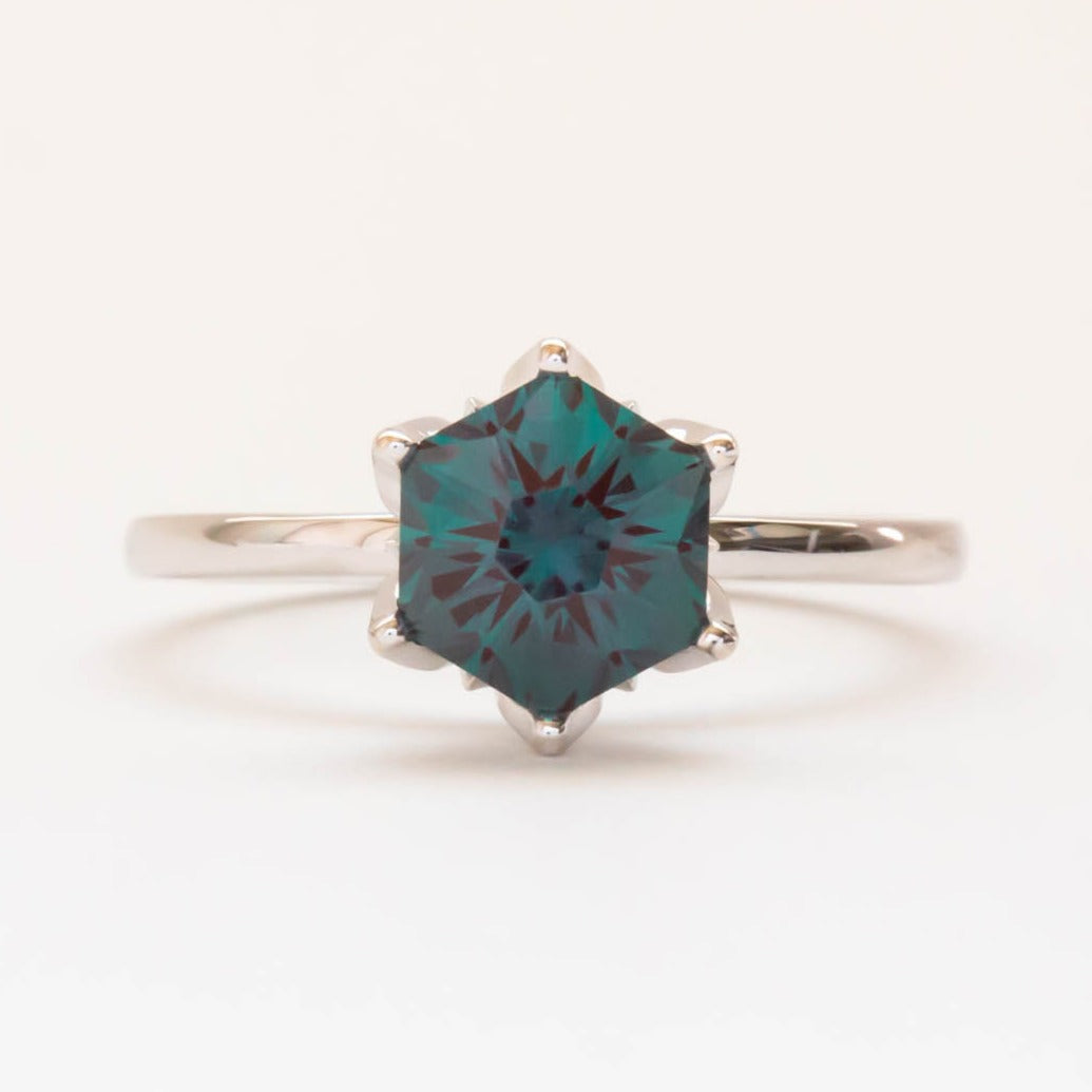 stasa engagement ring solitaire nature inspired