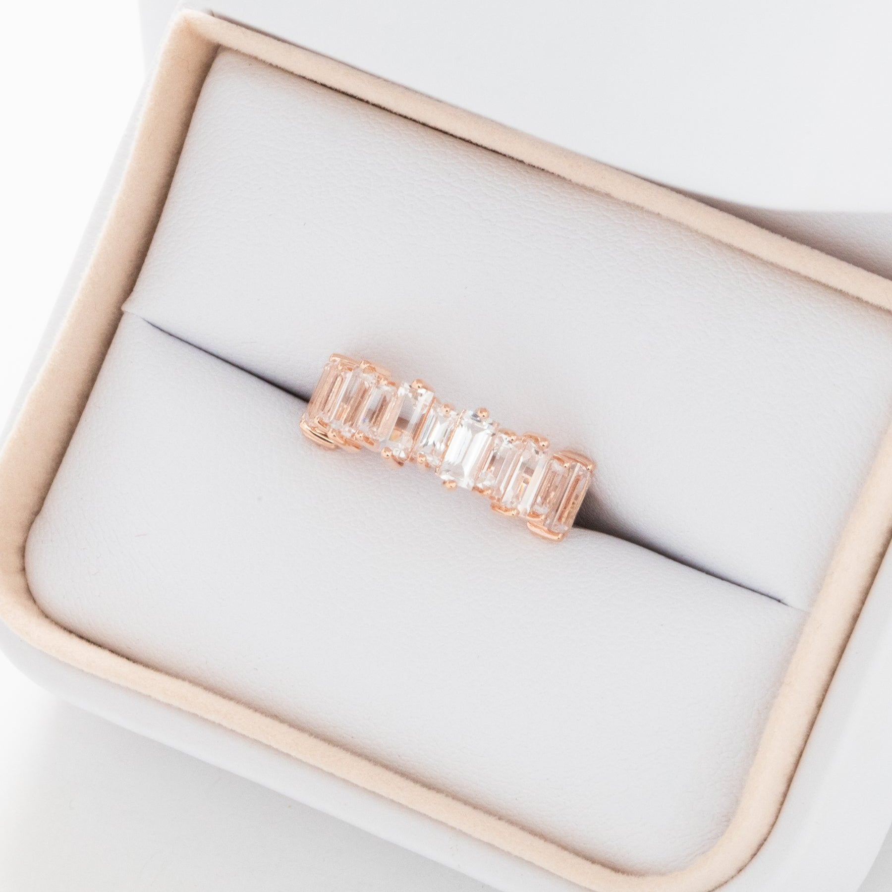 white lab sapphire prescott ring 