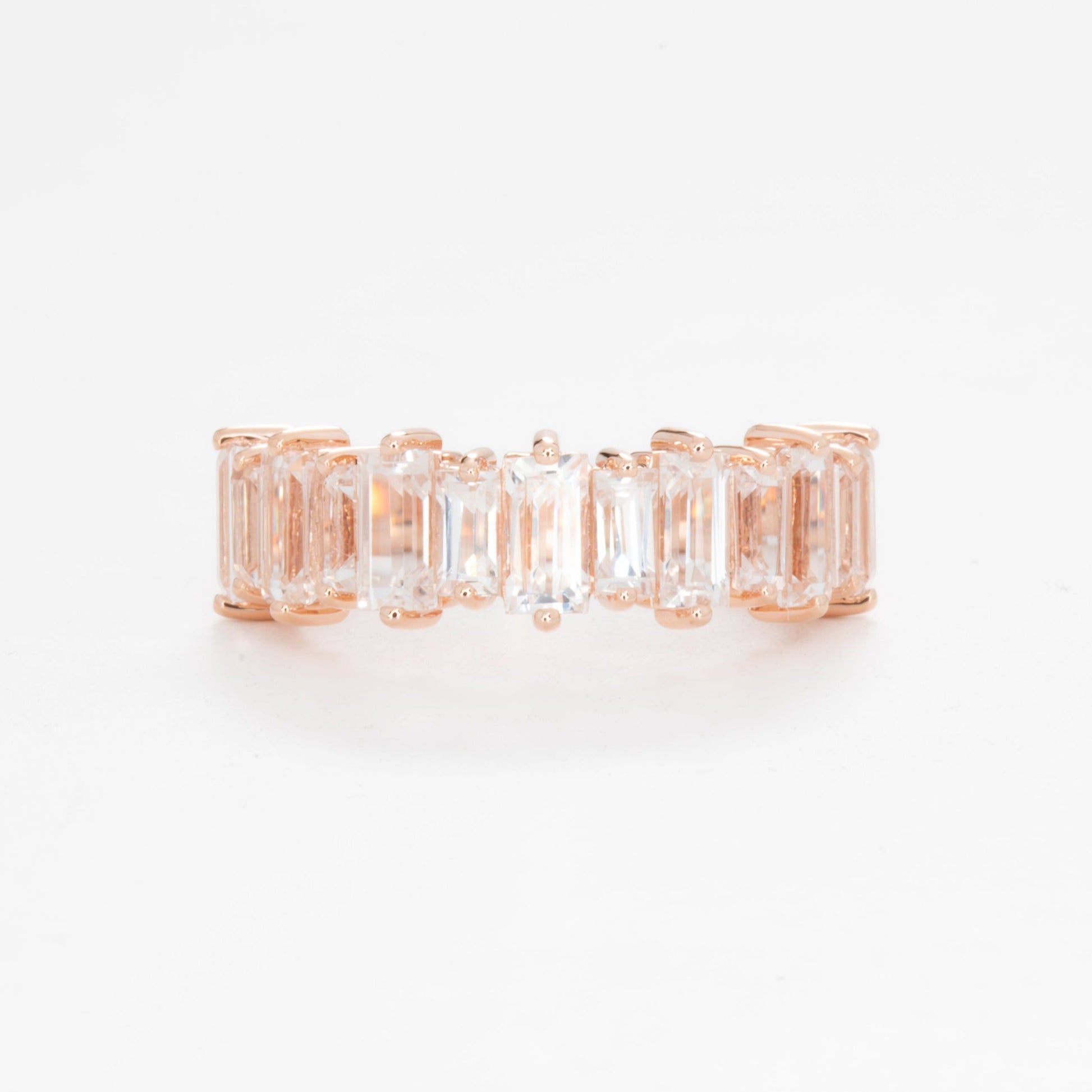 white lab sapphire prescott ring